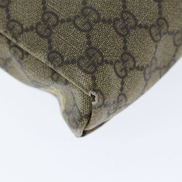 GUCCI GG Canvas Shoulder Bag Coated Canvas Beige Auth ti1728 - Picture 16 of 16